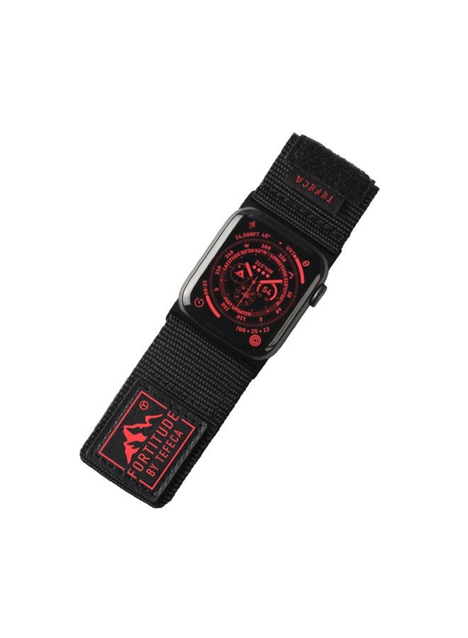Tefeca Fortitude Series Ultrawide Band Compatible with Apple Watch Ultra 2/Ultra 49mm, Series 10 46mm, Series 9/8/7 45mm, SE2/SE/6/5/4 44mm(Night Amber, M/L for 49mm/46mm/45mm/44mm - Image 1